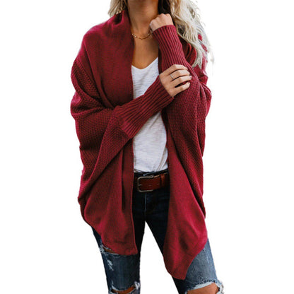 ST-dress Plus size women's sweater coat sweater cardigan