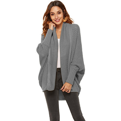 ST-dress Plus size women's sweater coat sweater cardigan