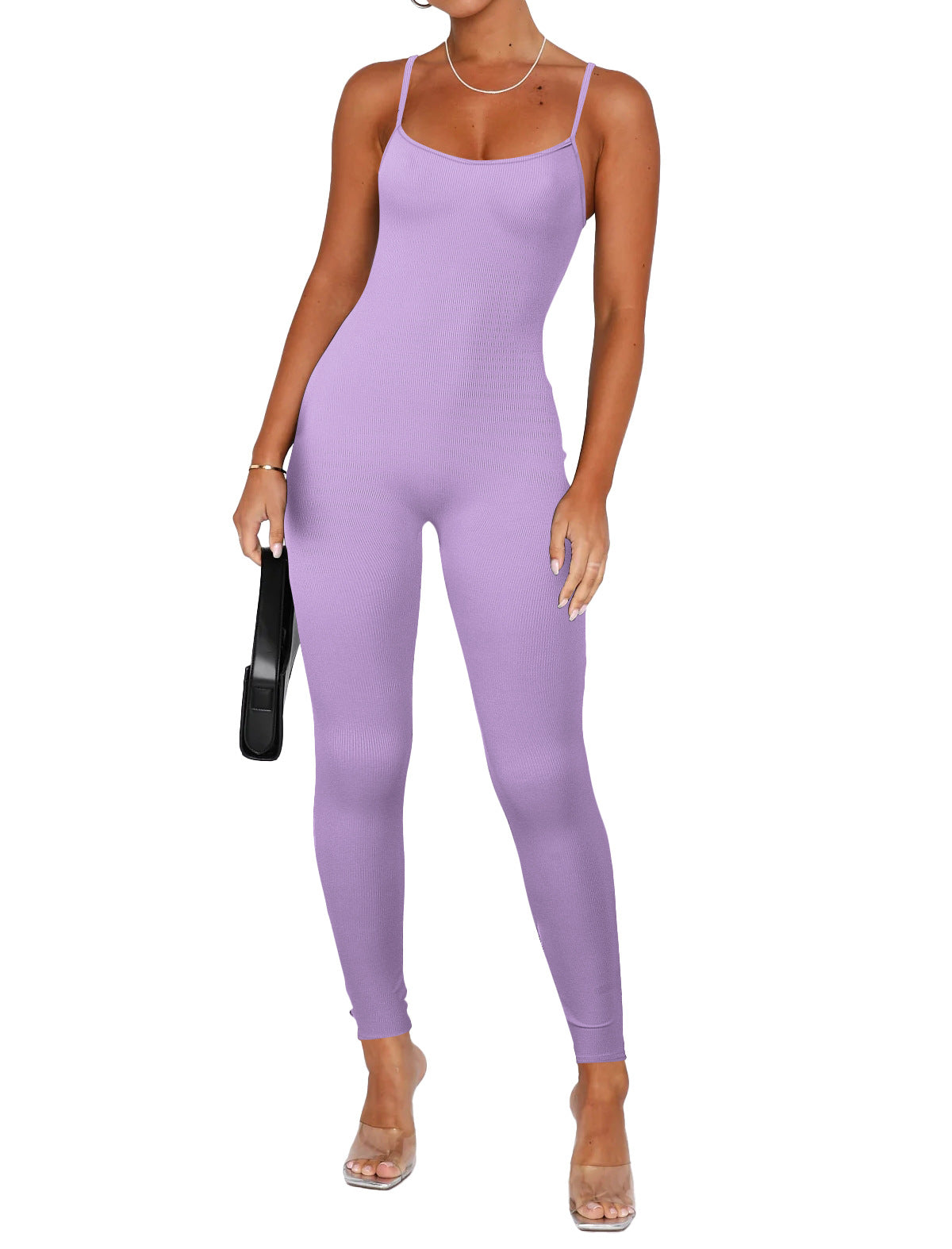 ST-dress Tight pit strap sports jumpsuit