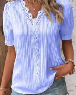 ST-dress Cut-out short-sleeved shirt