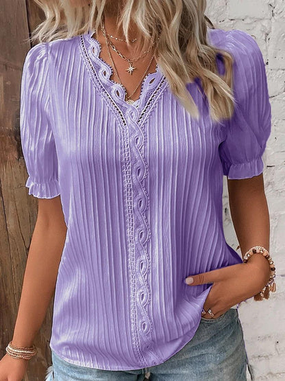 ST-dress Cut-out short-sleeved shirt