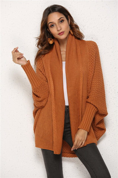 ST-dress Plus size women's sweater coat sweater cardigan